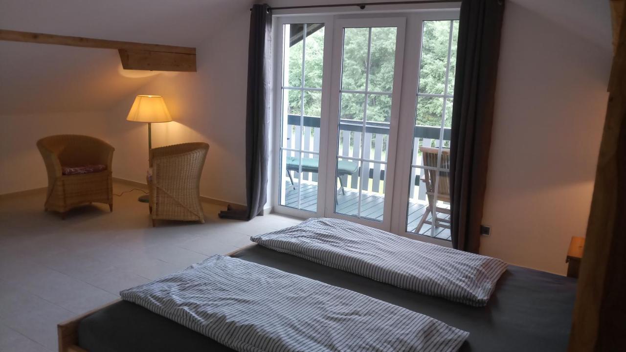 Ferienhaus Damberg Appartement Übersee Buitenkant foto